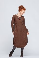 *9/1 платье (коричневый)