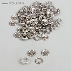 4409735 Кнопки рубашечные, d 9,5мм, 100 шт, цвет бежевый
