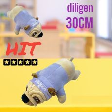 Мопс dillgen мягкая игрушка 30см
