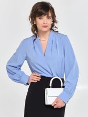 534815 PRIZ Блузка васильковый
