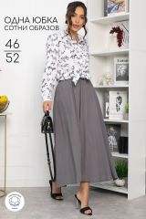 Ю13943-25М Юбка LADY TAIGA Серая