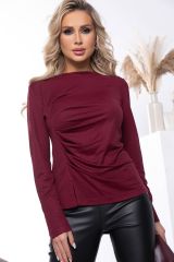 Б7633 LT Collection Лонгслив винный