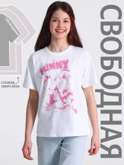 515424 Апрель Футболка белый
