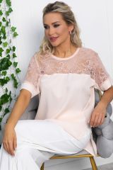 536022 LT Collection Блуза бежевый