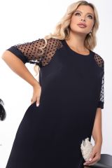 П7423 LT Collection Платье темно-синий