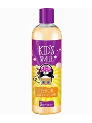 025122 ROMAX KIDS SMILE. Гипоаллергенный детский шампунь-гель для душа «Персик», 500 г