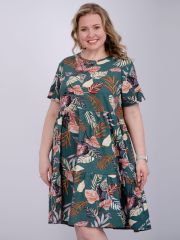 525874 Malina Платье зелёный