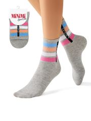 MINI SPORT CHIC 4304 Minimi Носки Grigio Melange (Серый)