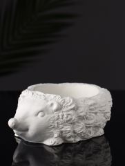 Фигурное кашпо для цветов «Ёжик», гипс, 15×11×5 см