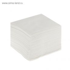 ЦЕНА ЗА 3 ШТ! 1516328 Салфетки бумажные белые, 24*24 см, 100 шт