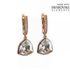 Серьги с кристаллами Swarovski