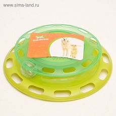 3244365 Игровой комплекс для кошек Пижон с отсеками для корма и шариком