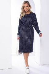 П8158 LT Collection Платье тёмно-синий