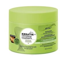 022595 Vitex KERATIN & ПРОТЕИНЫ КАШЕМИРА. Бальзам для волос «Восстановление и объём», 300 мл