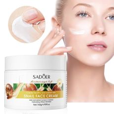 SADOER Омолаживающий крем с муцином улитки Snail Moisturizer Cream, 140 гр. Арт.: 2191 ?Оказывает интенсивное омолаживающее и увлажняющее действие. Делает кожу упругой и гладкой – повышает эластичност