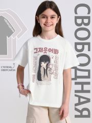 528854 Апрель Футболка сливки