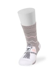 Omsa Носки OMSA kids Calzino 21N61 плюш (Шарфики) Grigio Chiaro (Серый)