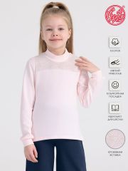 362704 Апрель Водолазка нежно-розовый+букеты нежно-розовый