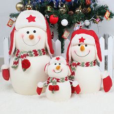 Снеговик, 3 размера и 3 варианта
