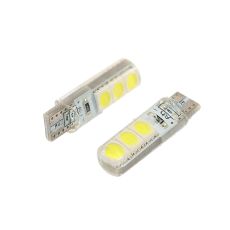 2612682 Автолампа светодиодная T10 W5W, 12 В, 3 Вт, 6 SMD-5050, 2 шт, белый