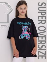 457835 Апрель Футболка черный