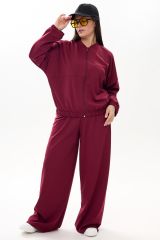 530780 Lika Dress Костюм Бордовый