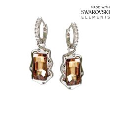 Серьги с кристаллами Swarovski