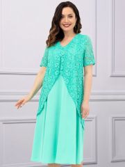 530953 CHARUTTI Платье Бирюзовый