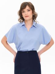 536959 PRIZ Блузка васильковый