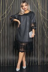 П12001 Платье LADY TAIGA Черное