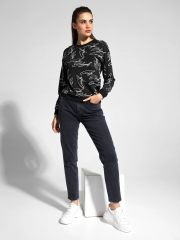 19С-831ТСП Conte elegant Джемпер black-moon grey