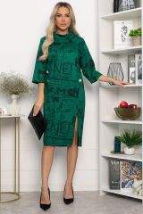 LT Collection Платье П14295-18М зеленый
