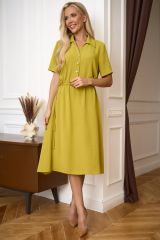 Open-style Платье 7040 горчичный