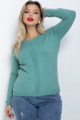 Б12236-20 LT Collection Джемпер светло-зелёный