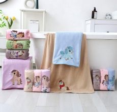 Полотенце из микрофибры с вышивкой 