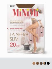 LA SFERA SLIM 20 (колготки в средний горошек) Minimi Колготки Daino (Бежевый);Cappuccino (Коричневый);Daino/Nero (Бежевый);Mineral (Серый);Nero (Черный)
