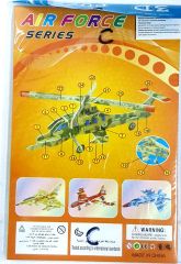 В1108(5815С) 3D Пазлы самолёт 14*21