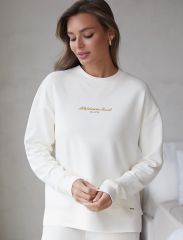 VILATTE Джемпер D49.132 молочный_athleisure mood