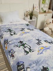 00000015313 Текс-плюс Покрывало 15 - Город Роботов 150х215 Бязь